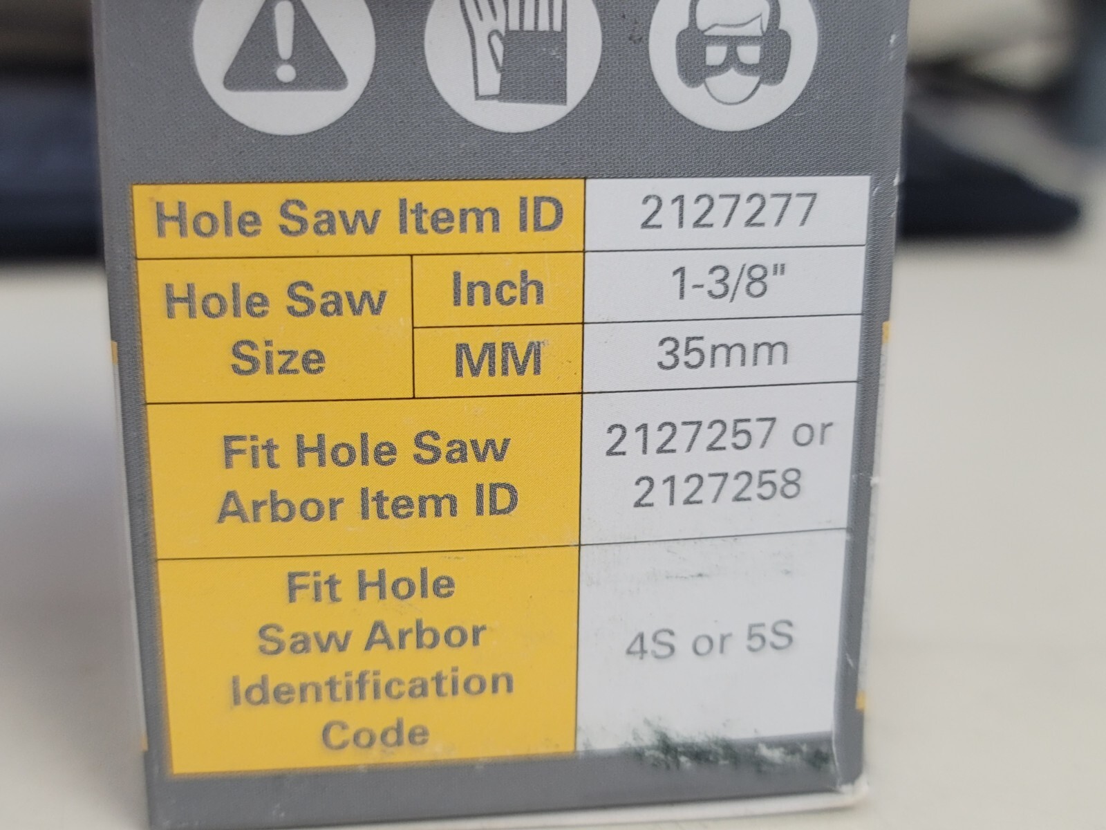 BRAND NEW ROCK RIVER # 2127277 1-3/8″ / 35mm BI-METAL HOLE SAW – T1