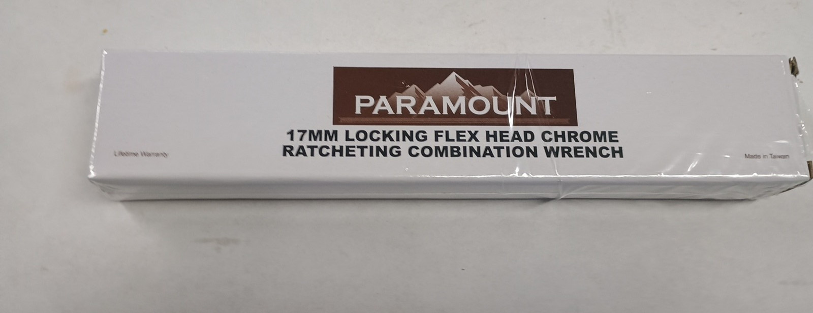 Paramount 17 mm LOCKING FLEX HEAD Ratcheting Combination Wrench Chrome