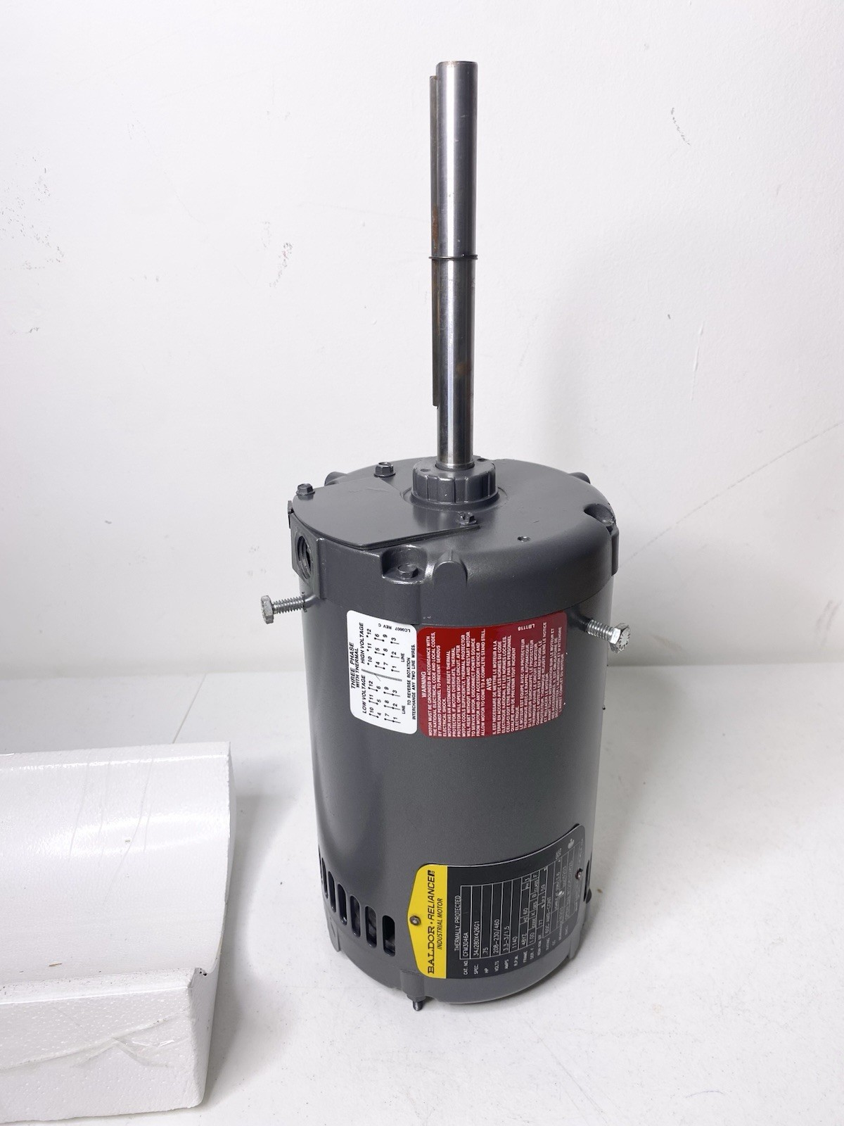Baldor Electric CFM3046A 3/4 HP Motor 1140 RPM 3PH 48YZ