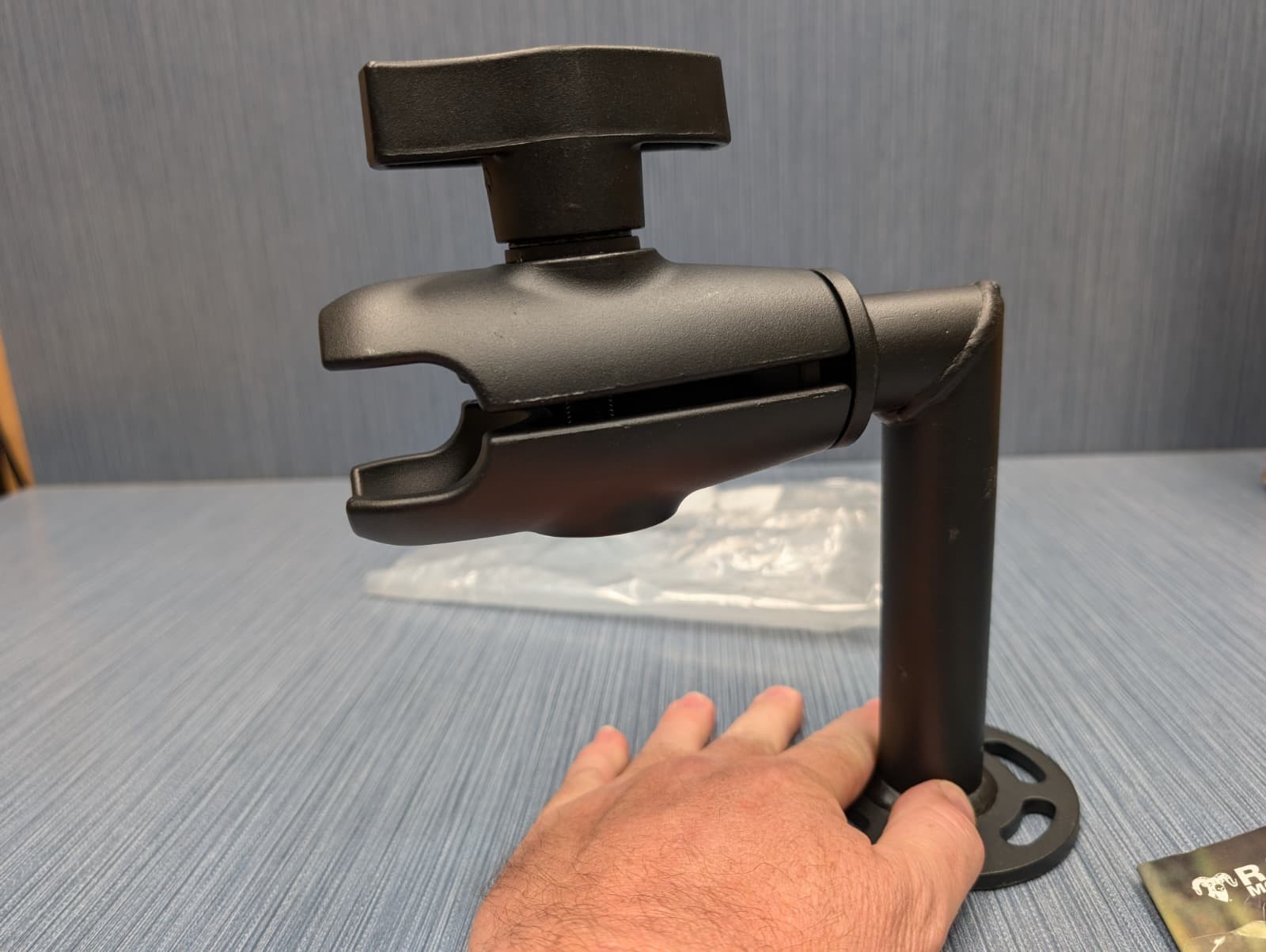 Ram Mount 90 Degree Pipe Mount D Size Arm Heavy Duty