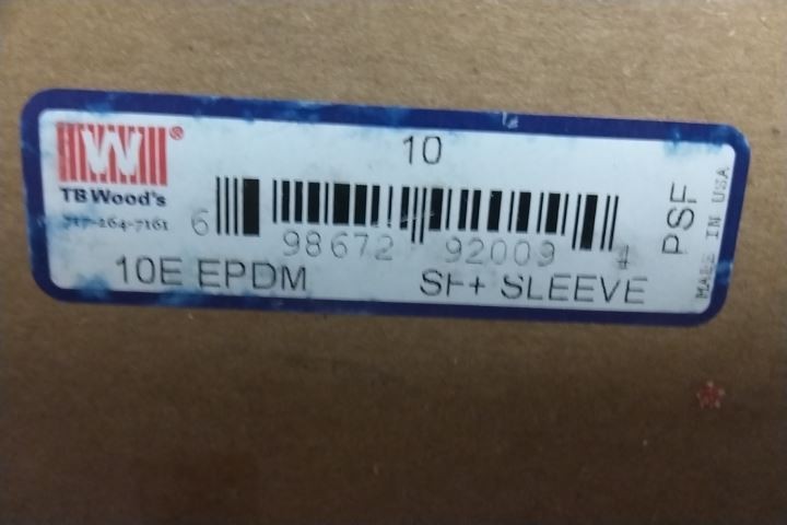 TB Wood’s 10 7-1/16 In Outside Diameter Size 10 Sleeve Coupling Insert