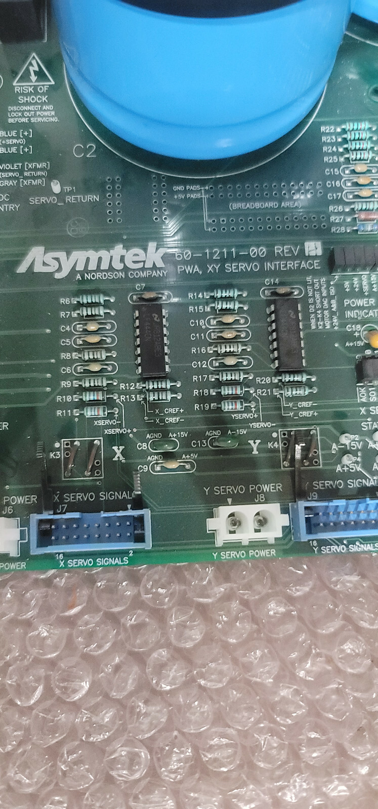 Asymtek XY Servo Interface Board 60-1211-00 w/6 month Warranty