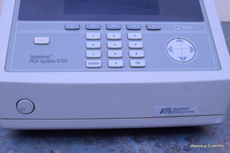 AB APPLIED BIOSYSTEMS GENEAMP PCR SYSTEM 9700 WITH 96 WELL BLOCK