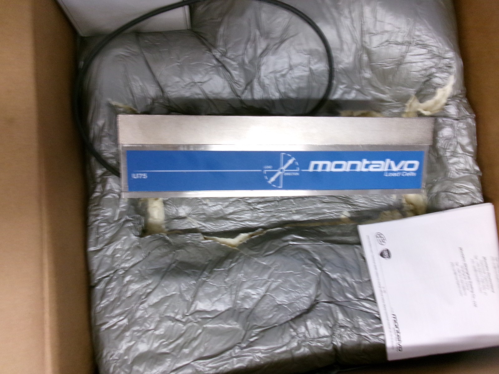 NIB montalvo U75 Pillow Block Load Cell 2500LB 12000713 12500N U75-2500 #2