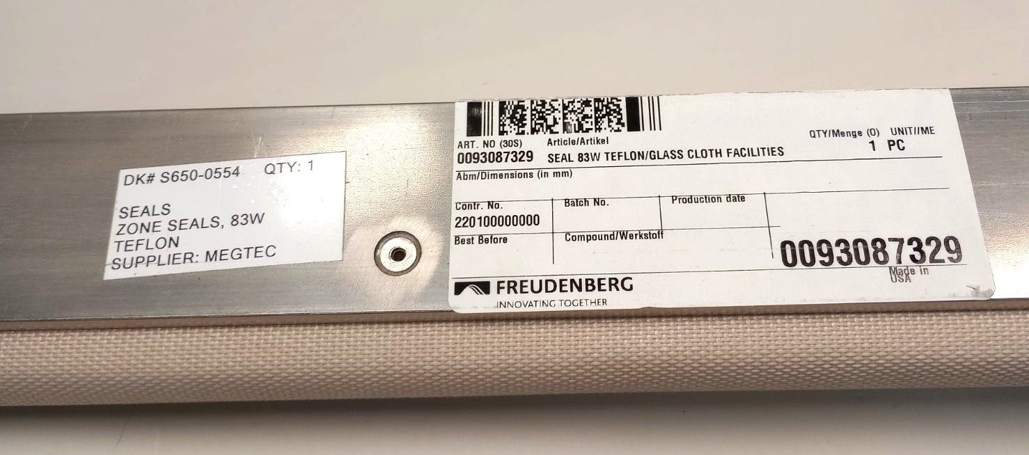 Freudenberg DK# S650-0554 Seal 83W Teflon/Glass Cloth 0093087329