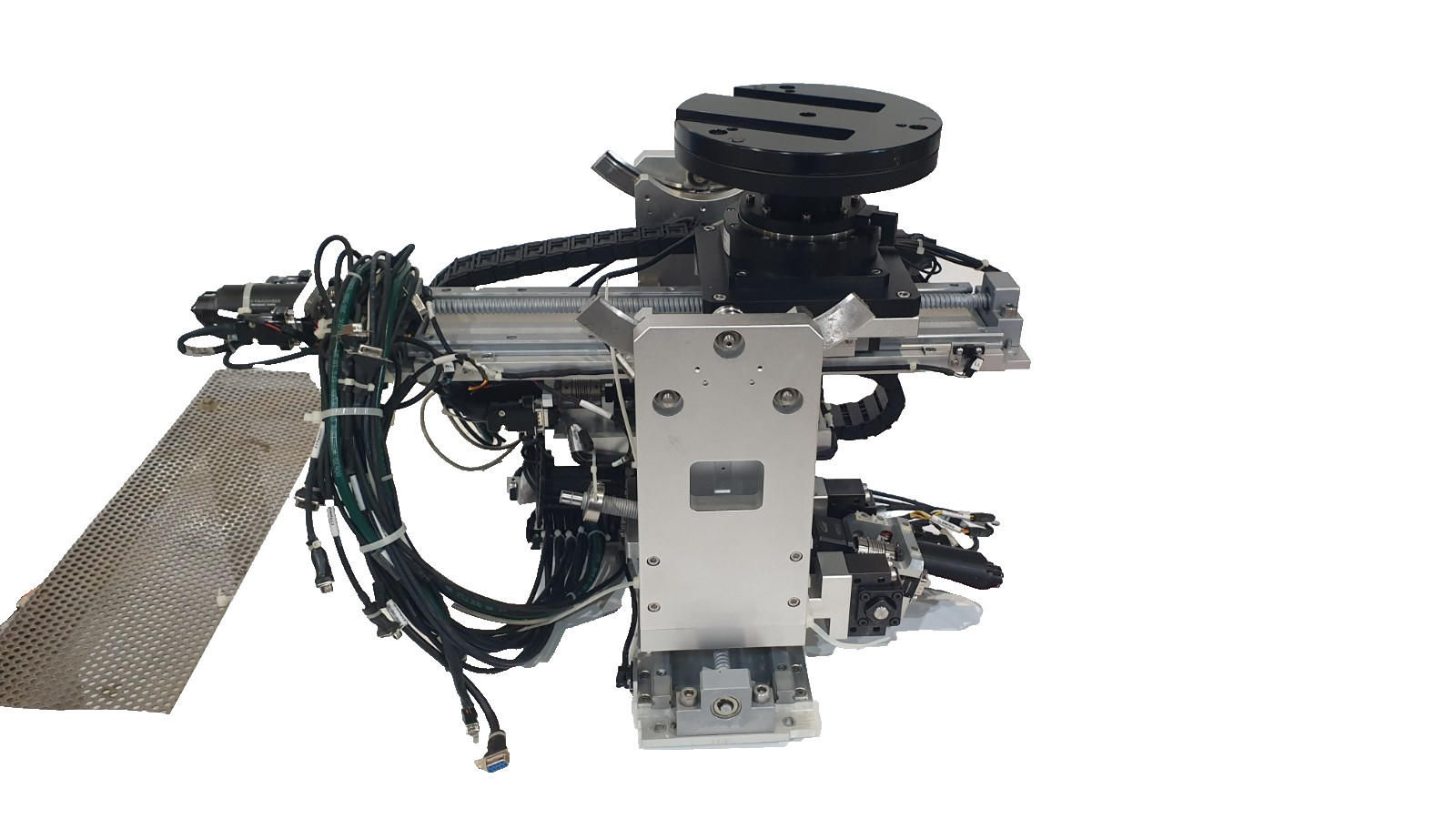 Precision Motorized XYZ Stage Assembly with Rotary Table