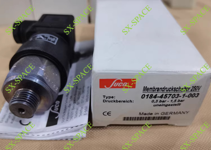 1PCS SUCO 0184-45703-1-003，0.3bar-1.5bar NEW FREE FEDEX or DHL