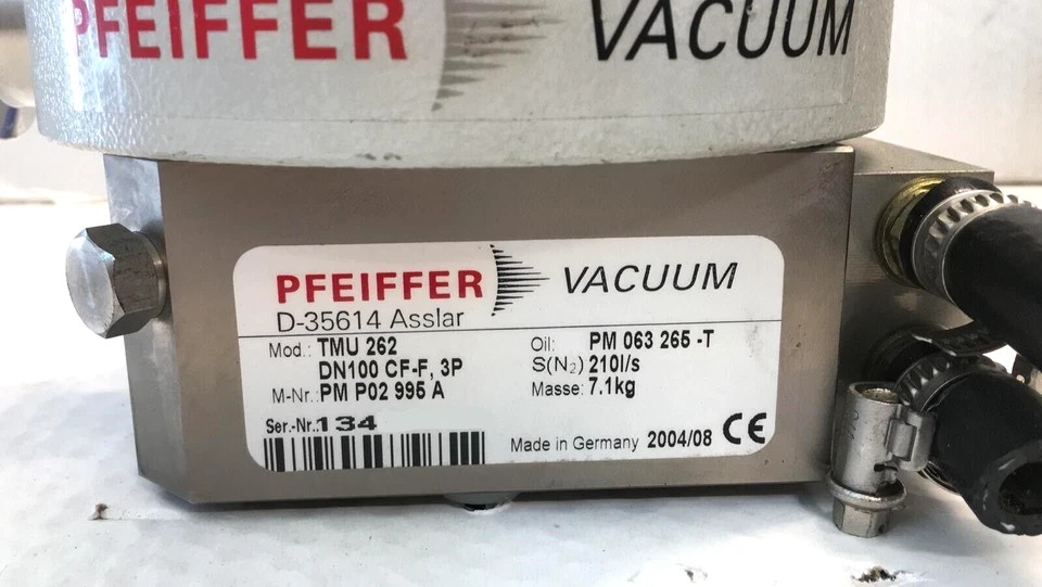 ✅ Pfeiffer Vacuum TMU 262 TC100 pulled from Thermo FINNIGAN LTQ ORBITRAP