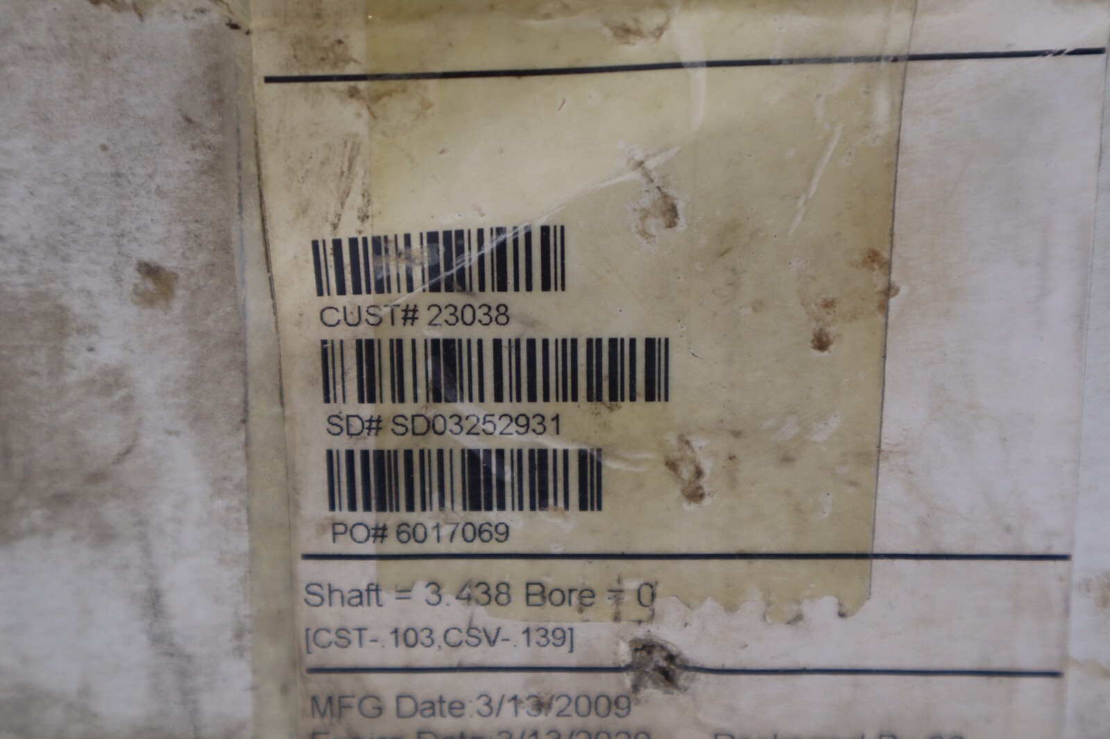B-LOC Series B112 Size 2-1/2″ Fenner Drives Install New Open Box Stock #3626