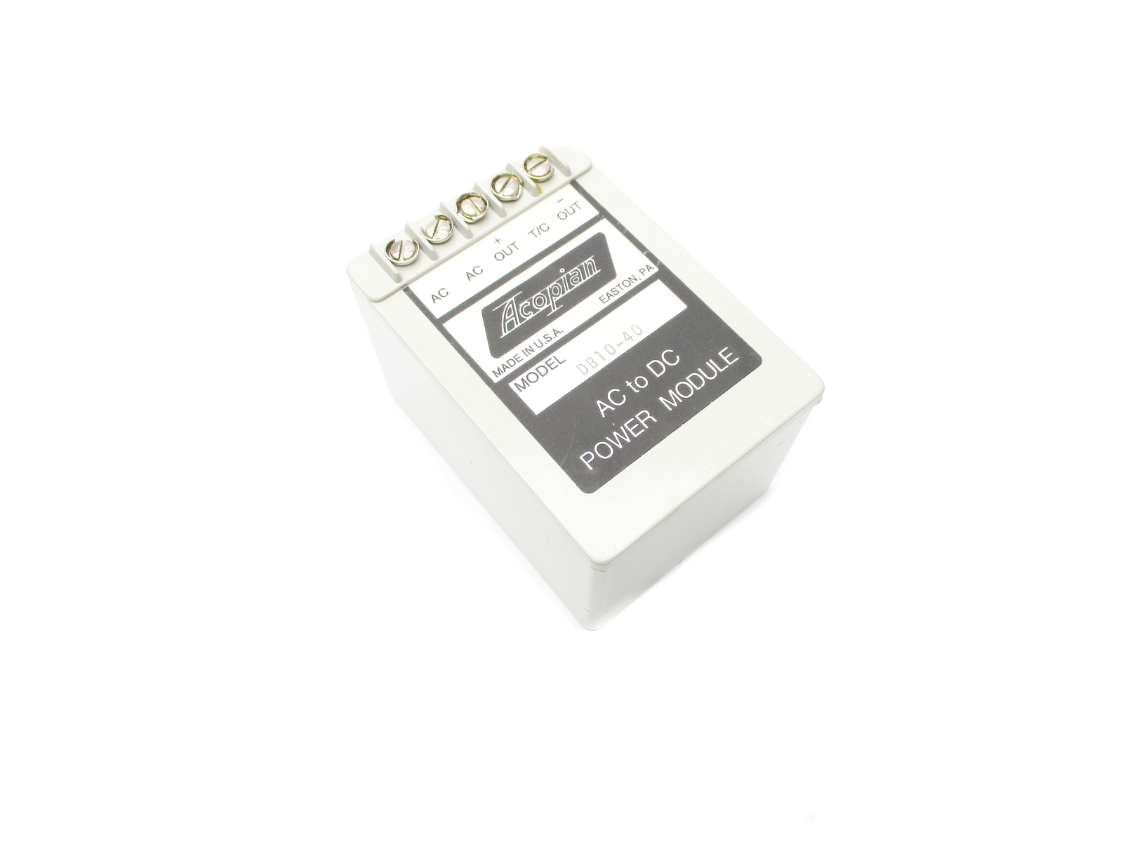 ACOPIAN DB10-40 NSNP