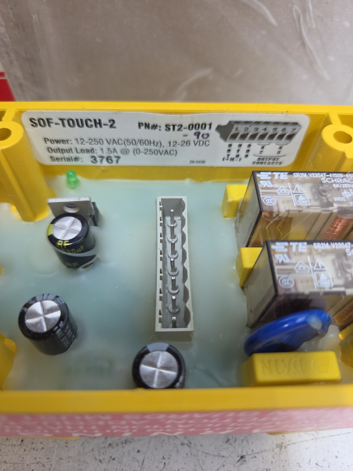 SOF TOUCH ST-0001-90 INDUSTRIAL MACHINE SWITCH 15-30 VDC 10A (2 Pcs) ** NOS **