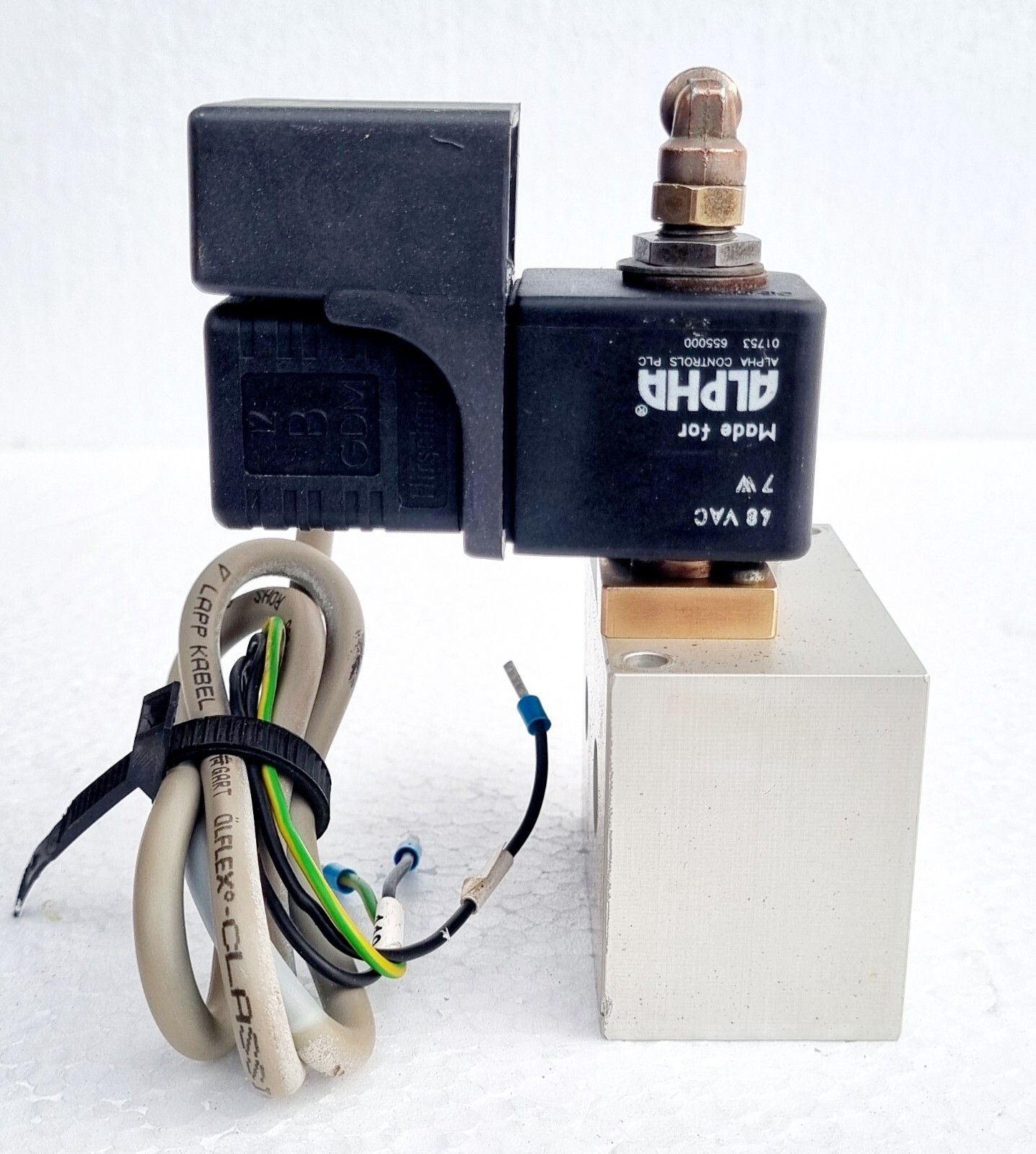 ALPHA VALVE 7W 48VAC – 01753 655000 -56312 – MADE IN CZECH REPUBLIC