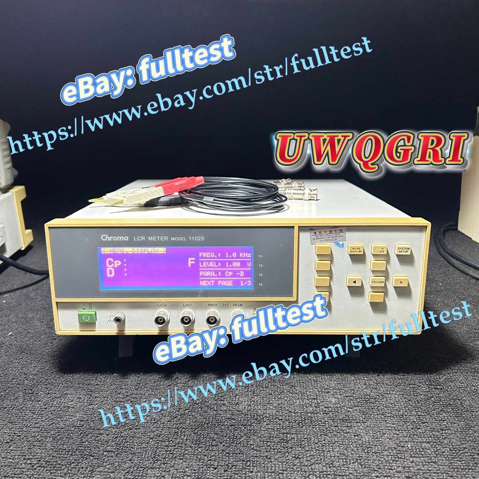 CHROMA 11025 LCR METER 100KHz
