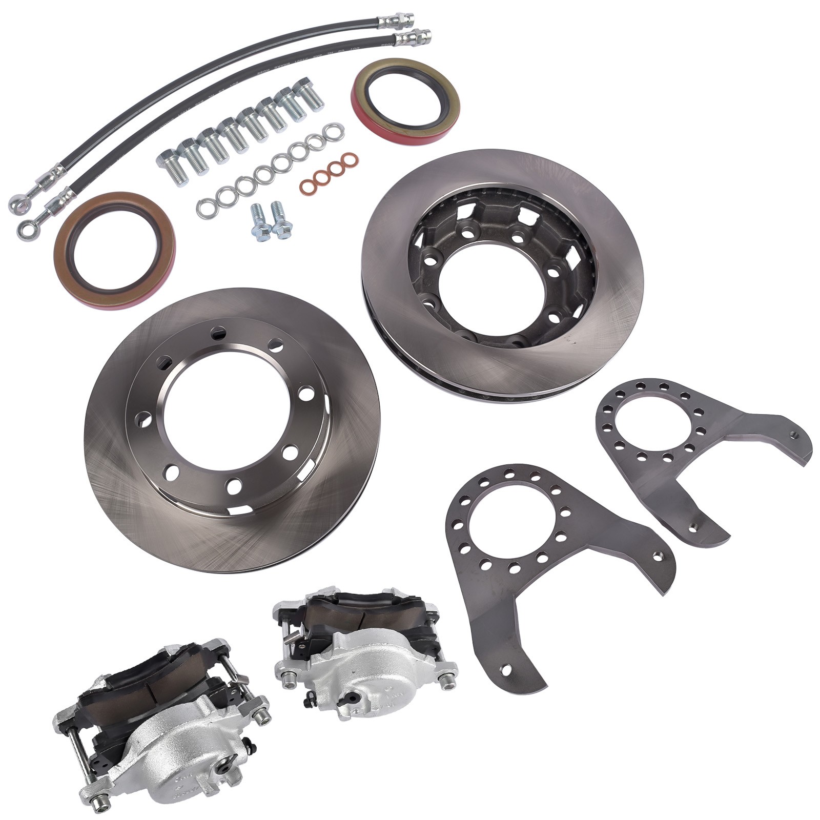 Fits for GM 14 Bolt Complete Disc Brake Conversion Kit 10.5 SRW Full Float Disk
