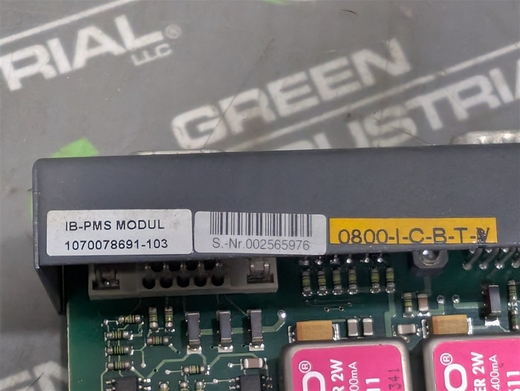 USED Bosch 1070078691-103 Weld Timer IB-PMS Module 0800-I-C-B-T