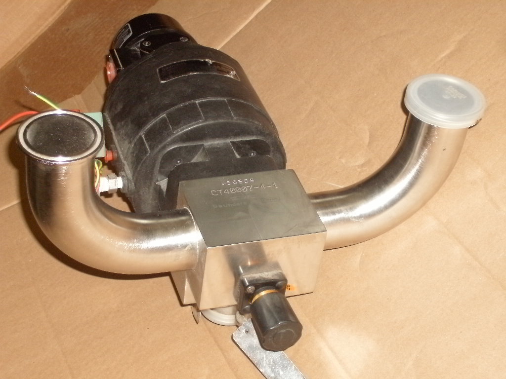 CRANE SAUNDERS HC4 ACTUATED ZERO DEADLEG DIAPHRAGM VALVE 1-1/2″ DN40