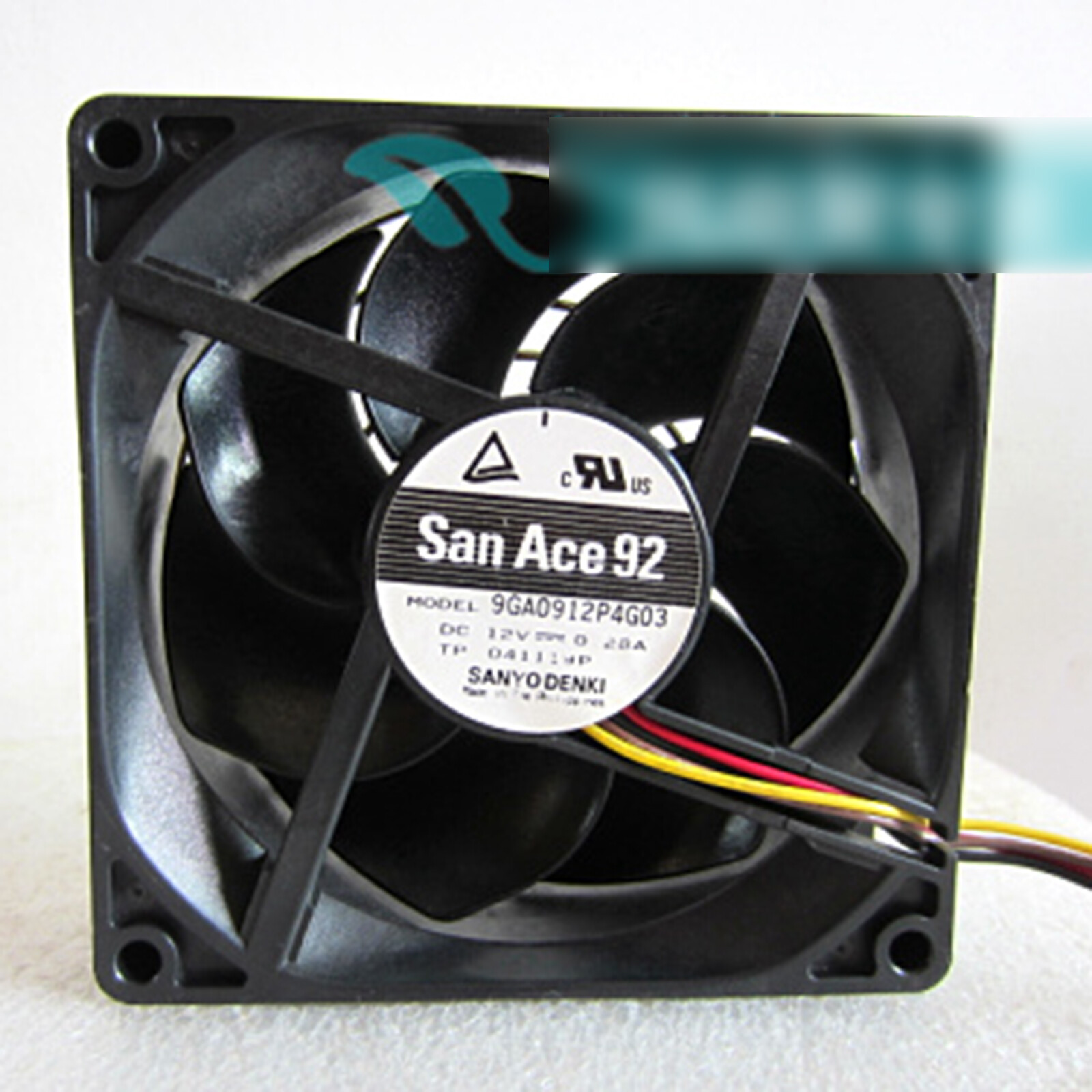 One For SANYO New 9GA0912P4G03 DC 12V 0.28A 9225 9CM 4 pin FAN Free Shipping