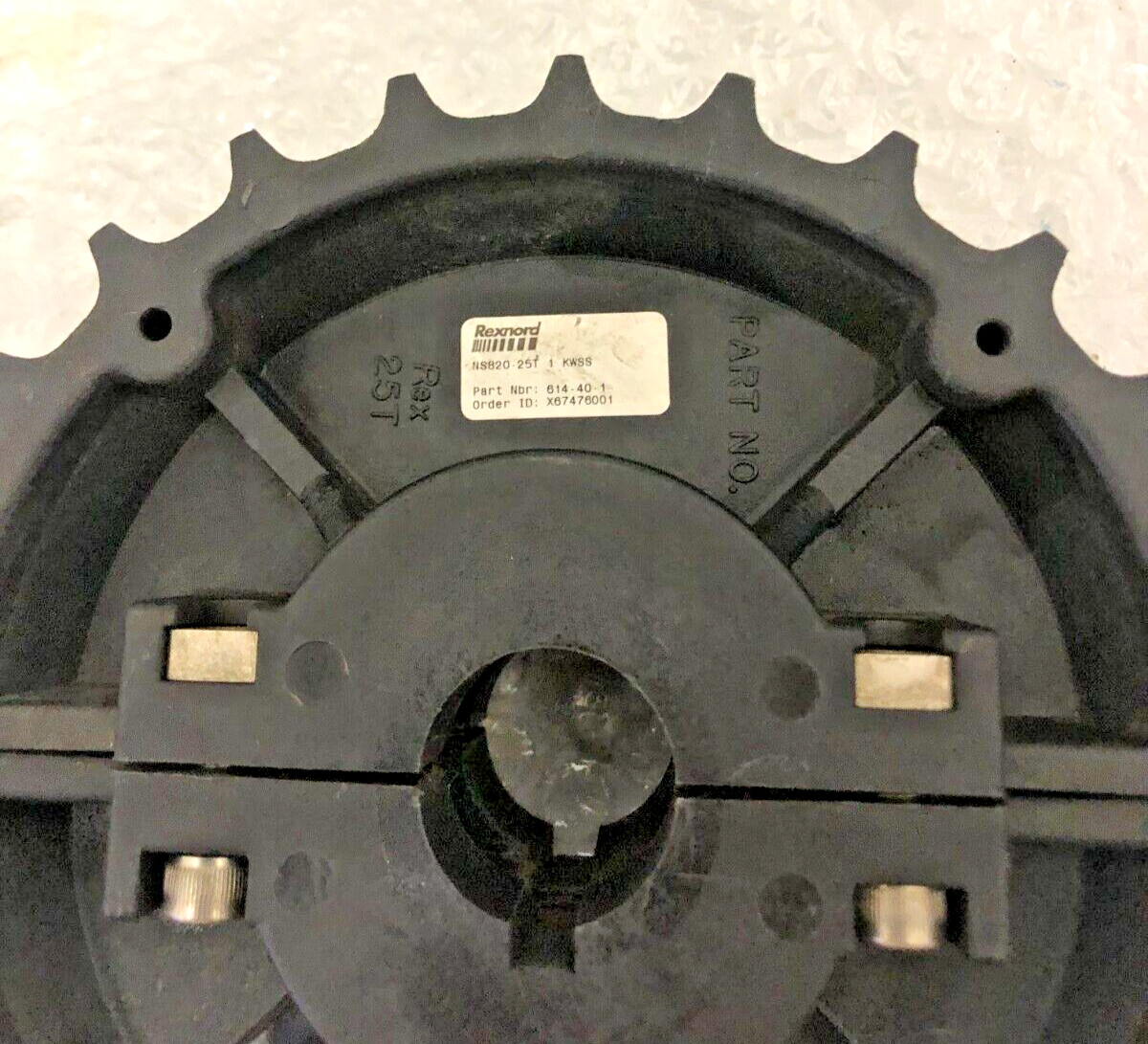 NEW Rexnord NS820-25T 1-7/16 KWSS Keyed Split Sprocket Thermoplastic 614-40-1