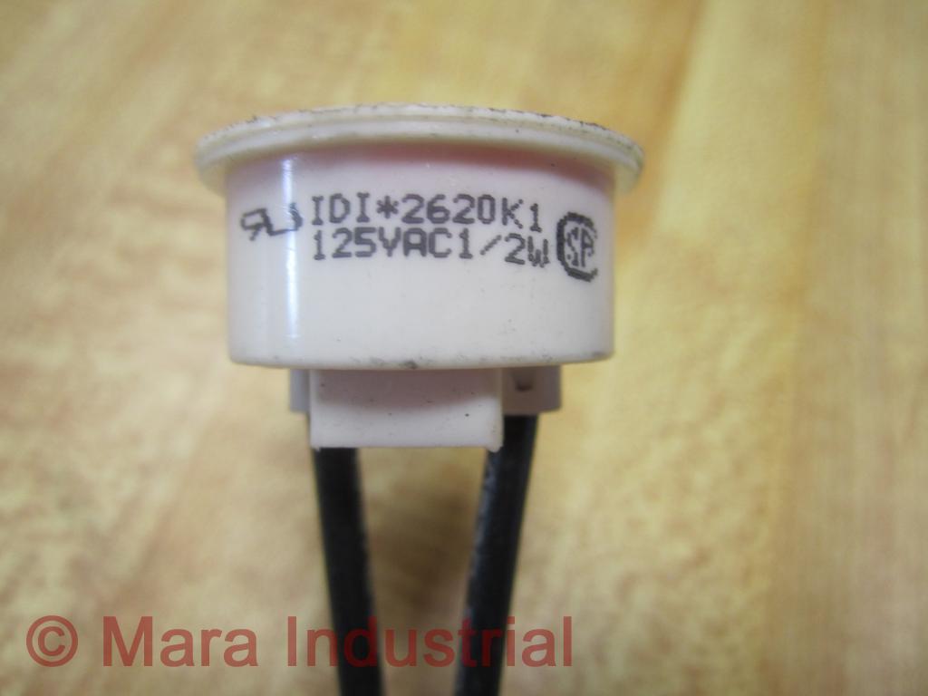 Chicago Miniature 2620K1 Indicator Light Red Lens