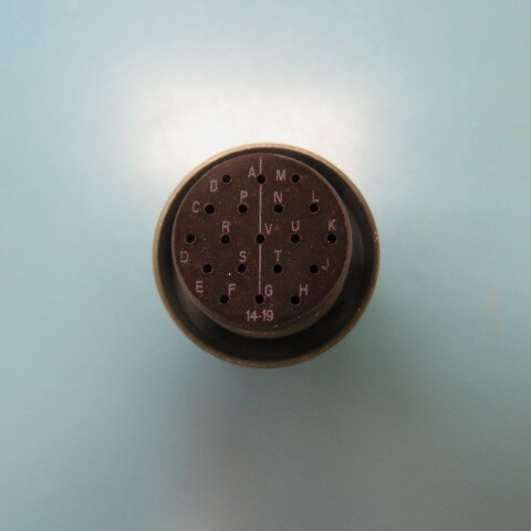 AMPHENOL MS3126F14-19P Qty of 1 per Lot 19 Position Circular Connector Plug, Ma