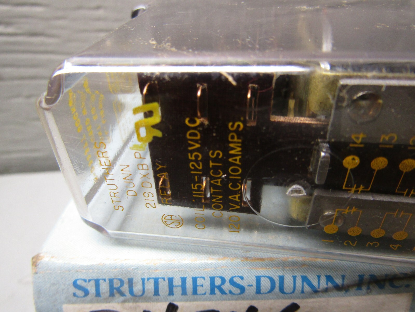 Struthers-Dunn 219DXBPL Relay 125VDC