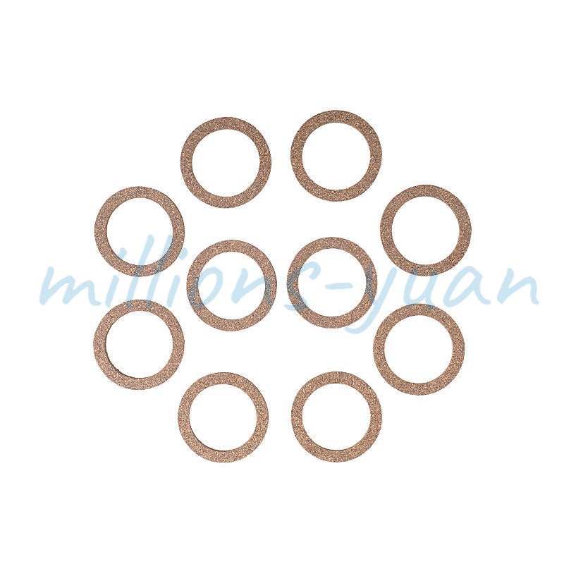 Set of (10) Gas Fuel Sediment Bowl Cork Gaskets Fits FARMALL A B BN Fits Cub 100