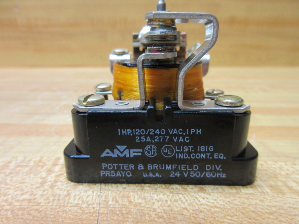 Potter & Brumfield PR5AYO-24V AC AMF Relay PR5AY0-24V AC (Pack of 3)