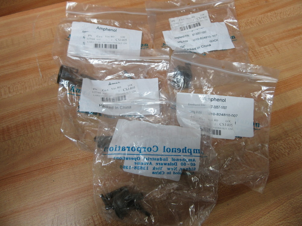 Amphenol 97-3057-1007 Cable Clamp 9730571007 (Pack of 5)