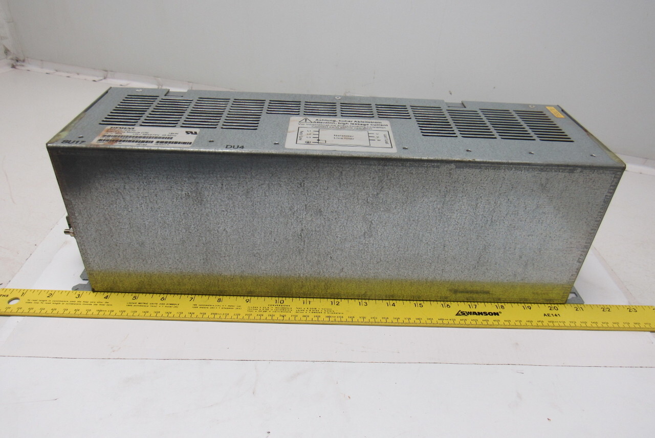 Siemens 1P 6SL3000-0BE21-6AA0 480/275V 30A 45-65Hz Line Filter