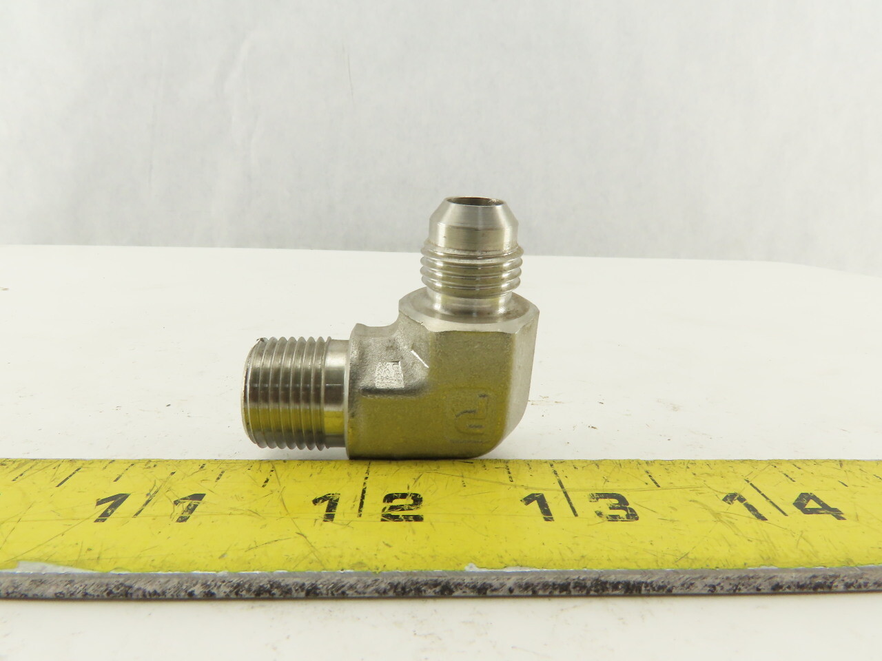 Parker 6-6 CTS-SS 316 Stainless 37° Flare Tube 90° Elbow -6 JIC x 3/8″ NPT Lot