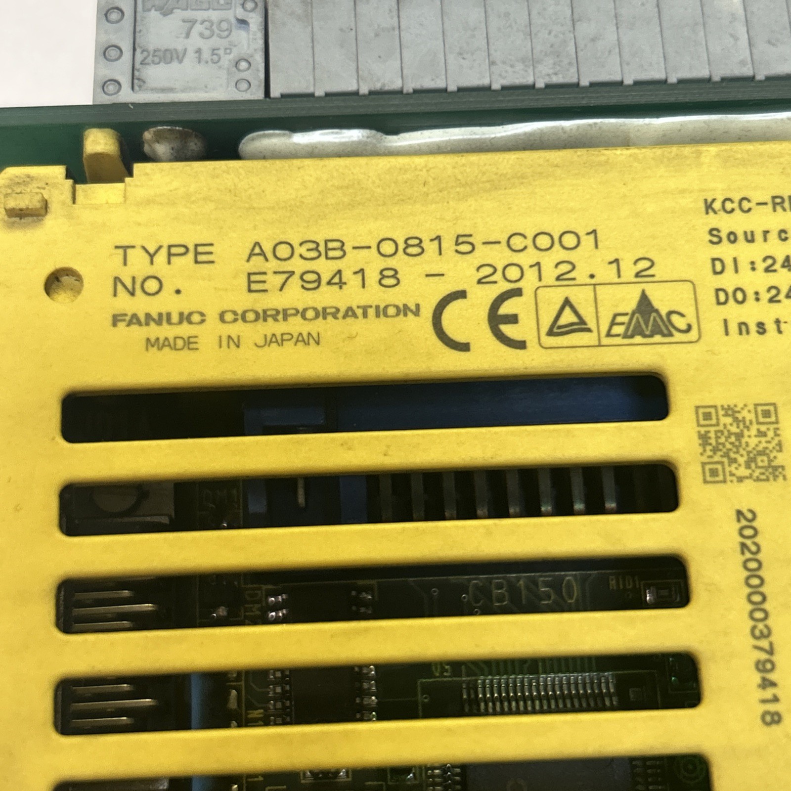 FANUC,A038-0815-C001,PANEL CONNECTING MODULE