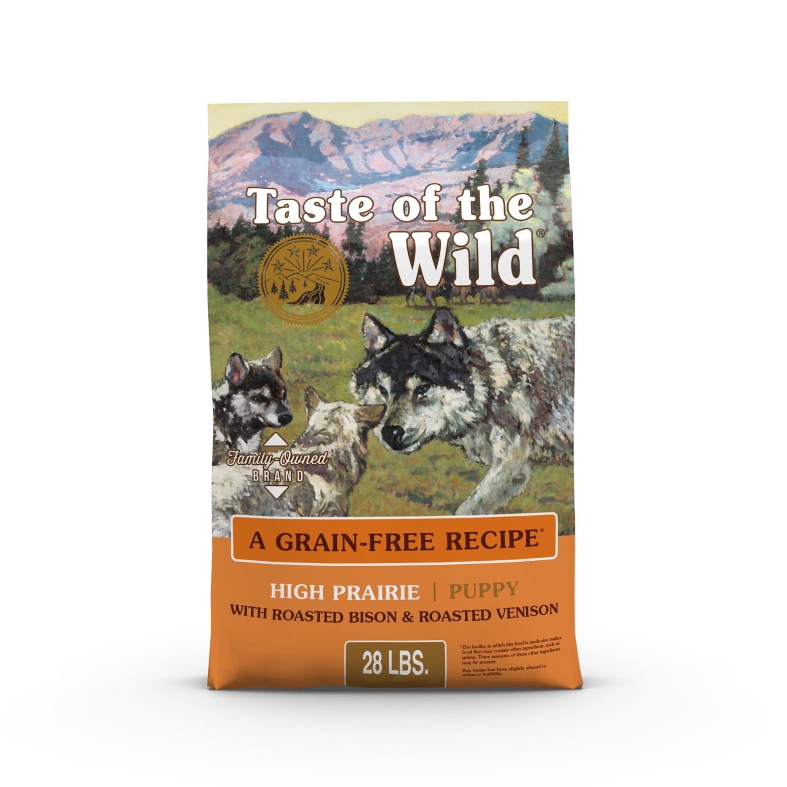 Taste of the Wild High Prairie Dry Dog Food with Roasted Bison and Venison,28lb