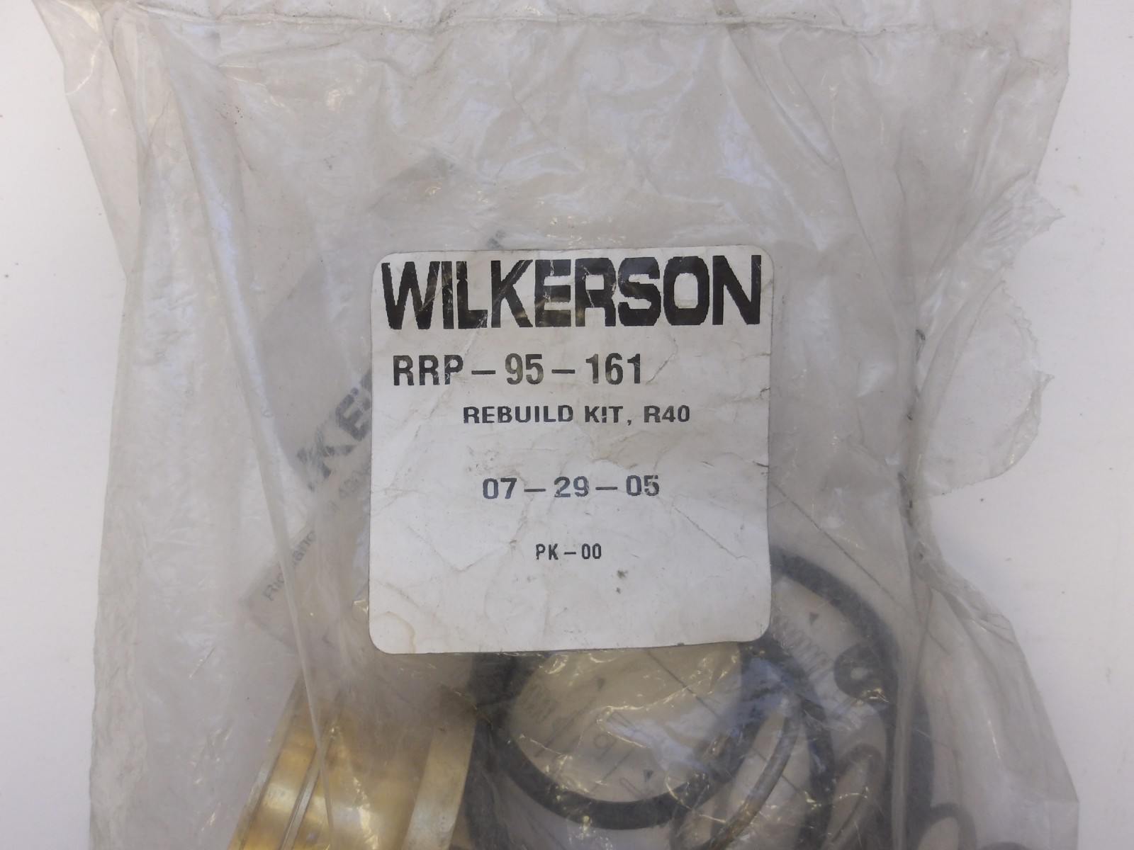 WILKERSON P/N: RRP-95-161 PNEUMATIC VALVE REBUILD KIT R40 NEW