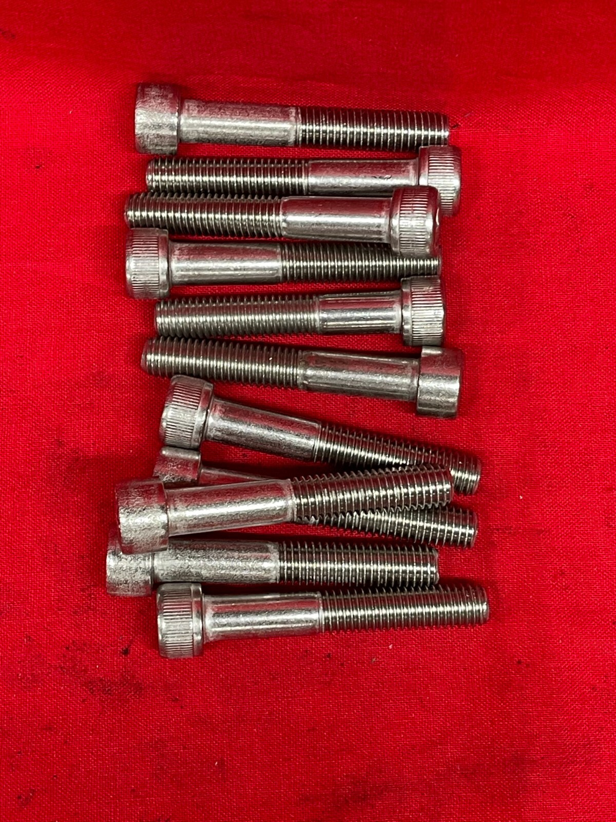 SOCKET HEAD CAP SCREW M8-1.25 X 50MM STAINLESS STEEL 55MM OAL **LOT OF 11**