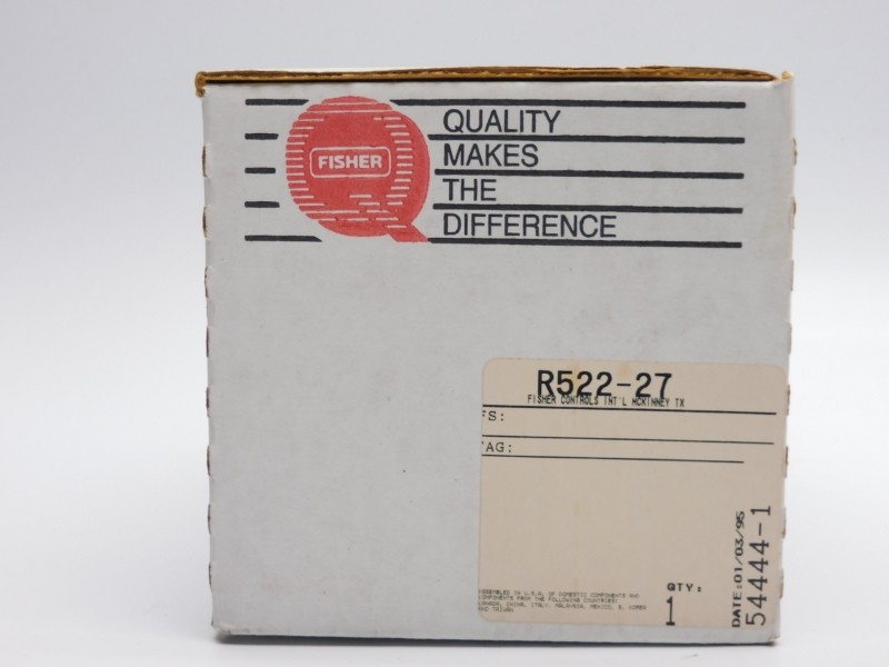 FISHER R522-27 NSMP