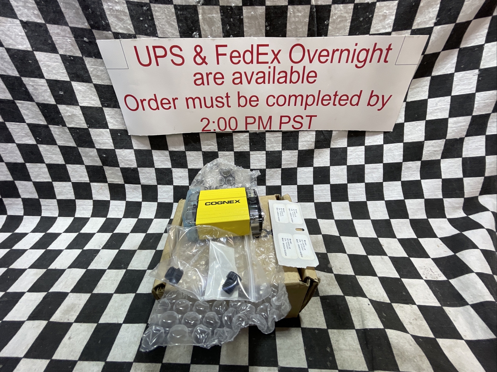COGNEX 821-0025-3R, 821-0025-3RF, BARCODE SCANNER, SHIPSAMEDAY#1212P7