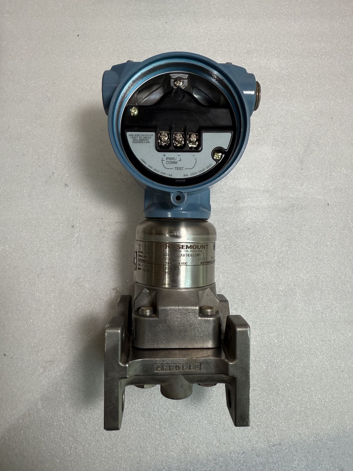 ROSEMOUNT 3051S2CD3 Pressure Transmitter 3051S2CD3A3F15A1AB3E6L1M5
