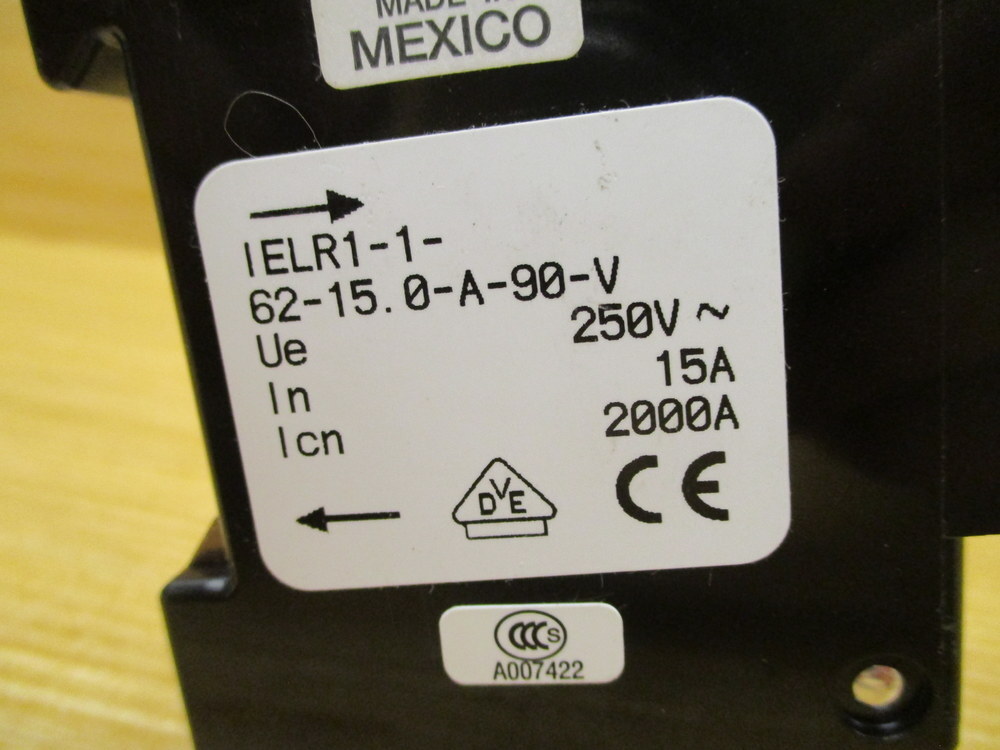 Airpax IELK1-1-62-15.0-A-90-V 15A Circuit Breaker IELK1162150A90V (Pack of 3)