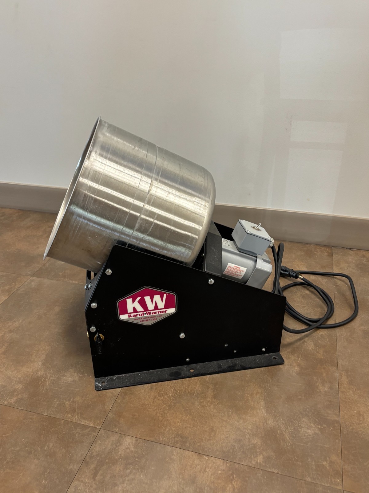 Used Karol Warner Large Mechanial Aggregate Washer Model 9075 120V 60 Hz 1.2 Amp