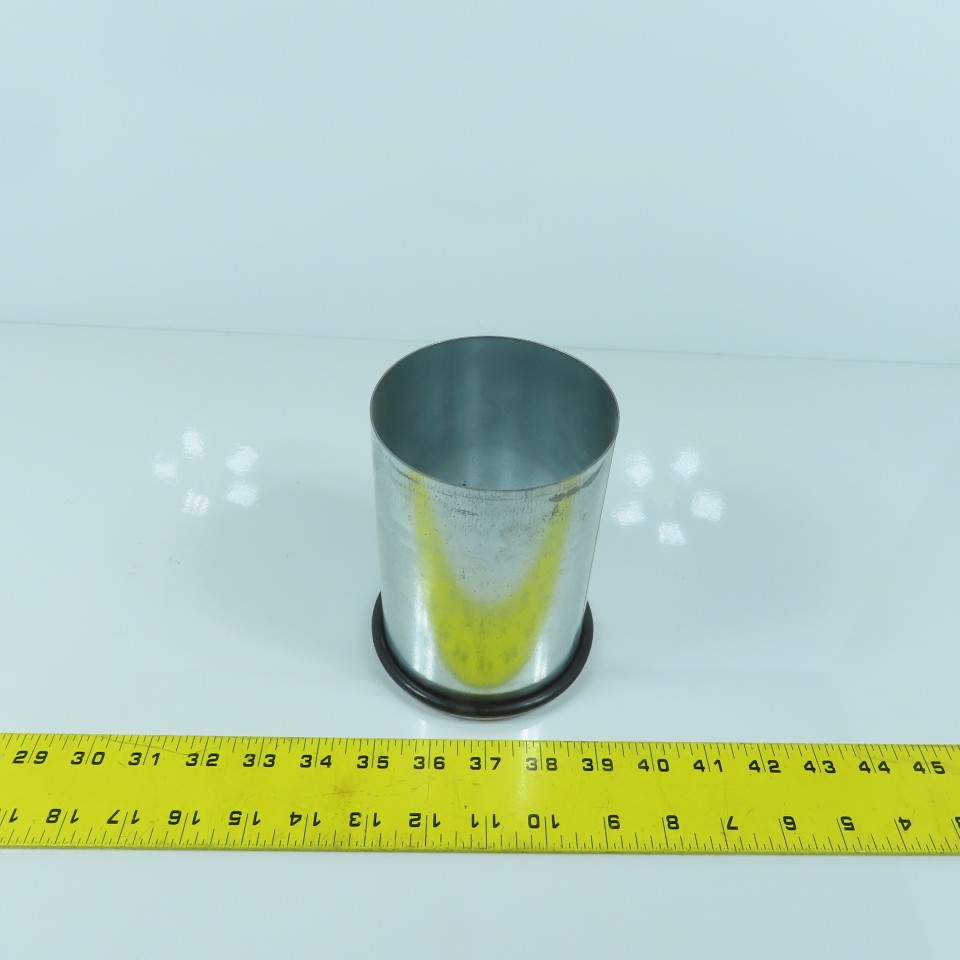 4″ Quick Clamp Rolled Edge Galvanized Steel Duct Pipe 5-3/4″ OAL