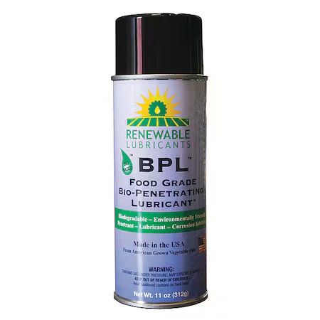Renewable Lubricants 87002 Lubricant, 13 Oz, Aerosol Can, Petroleum