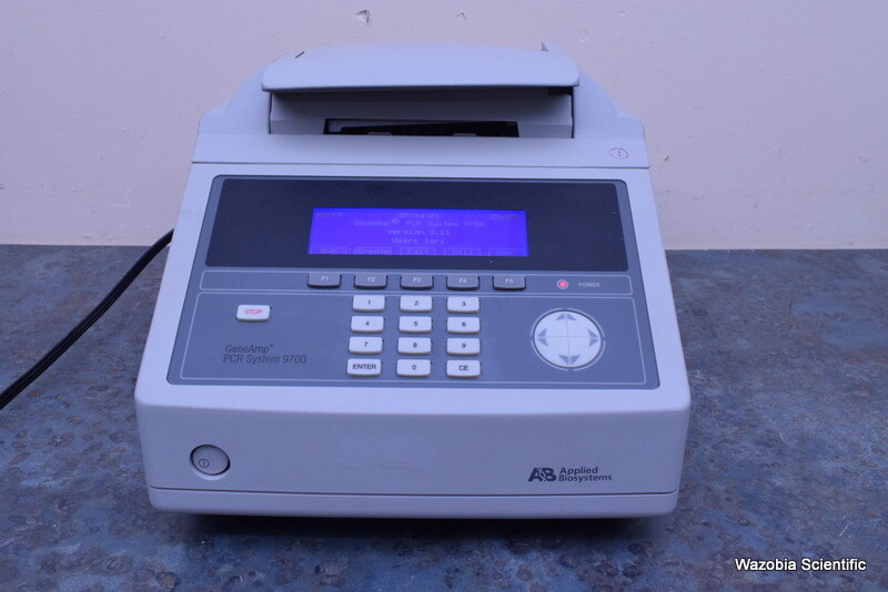 AB APPLIED BIOSYSTEMS GENEAMP PCR SYSTEM 9700 WITH 96 WELL BLOCK N8050200