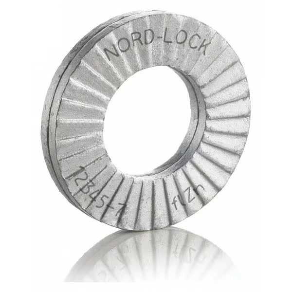 Wedge Lock Washer, For Screw Size #10 Steel, Advanced Corrosion Resistance , 20