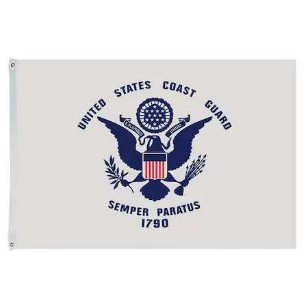 Annin Flagmakers 439127 Us Coast Guard Flag, 4X6 Ft, Nylon