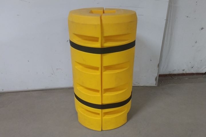 Sentry CS2442-10S 42 In Overall Height LLDPE Yellow Column Protector