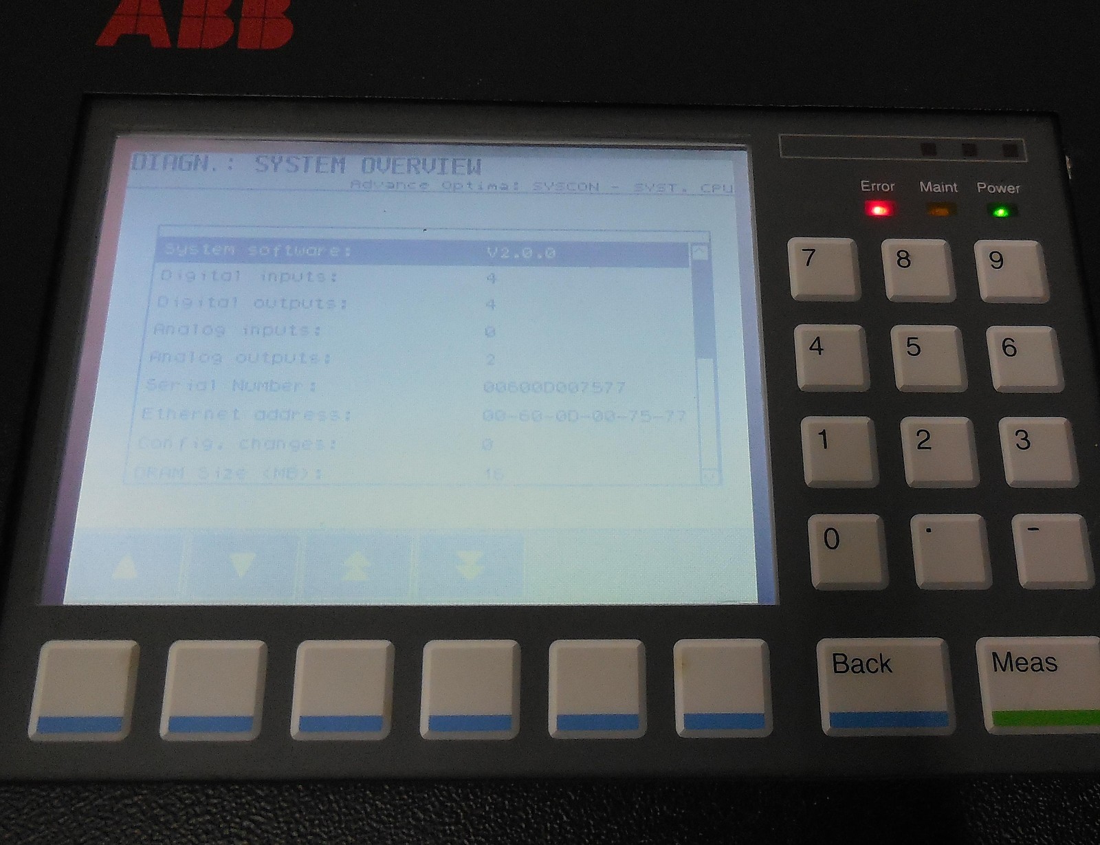 ABB Advance Optima 24411-0-120000011021 P-No.: 24031-0-111000000000