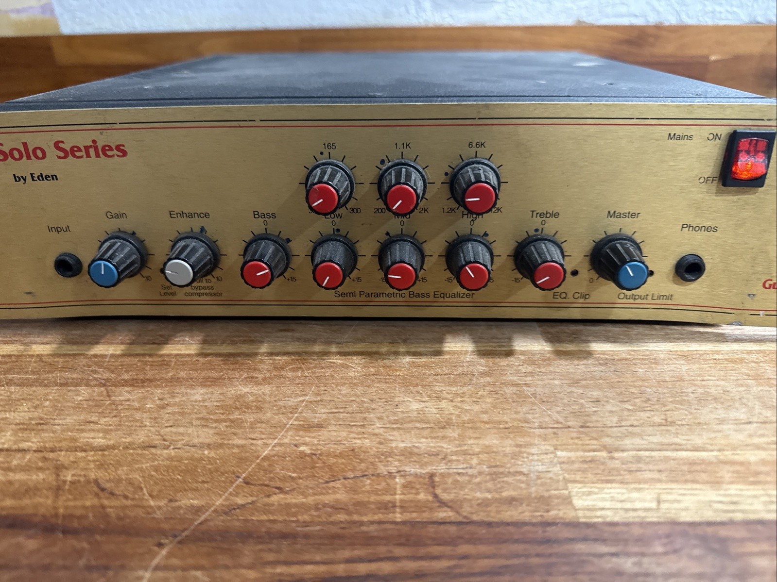 David Eden CXC Solo Series Hybrid Bass Guitar Amplifier W Power Cord Working