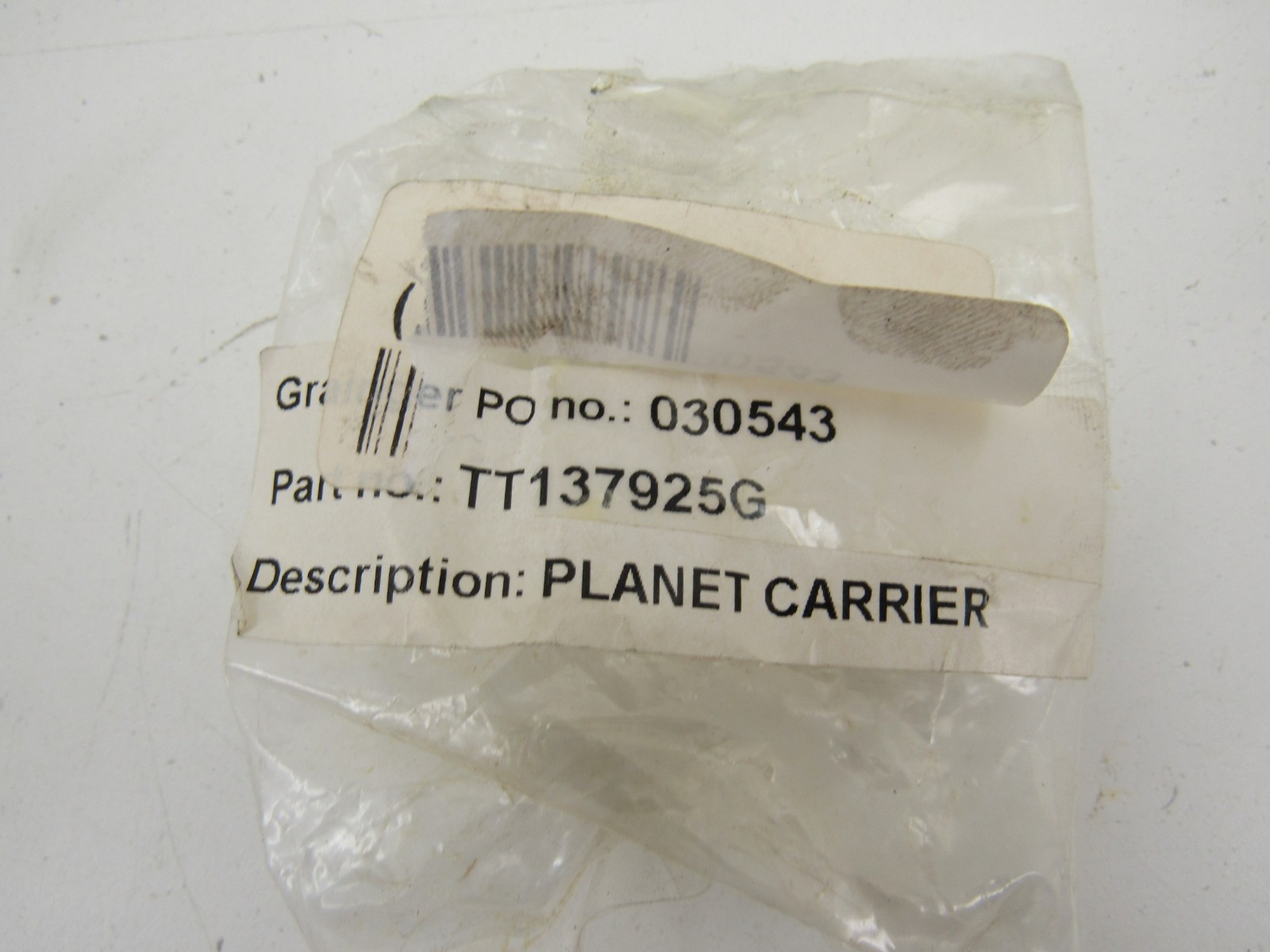 Grainger 45P554 030543 Speedaire TT137925G Planet Carrier