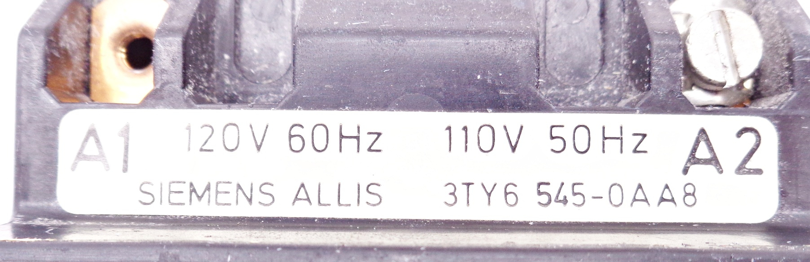 NEW SIEMENS COIL 3TY6 545-0AA8 120V/60HZ 110V/50HZ 3TY6545-0AA8