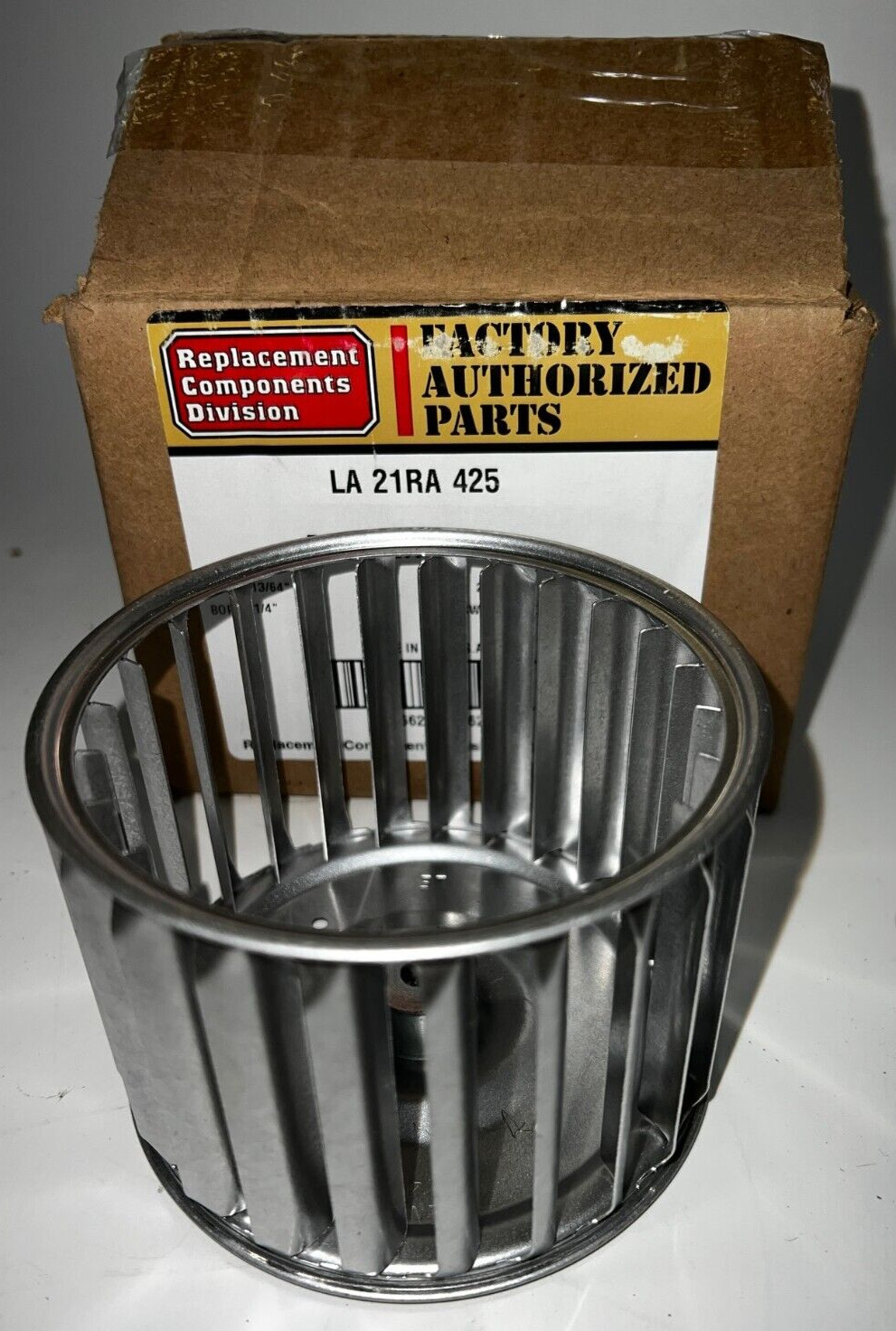 REPLACEMENT COMPONENTS BLOWER WHEEL LA21RA425 1/4″ BORE 4-13/64″ DIAMETER